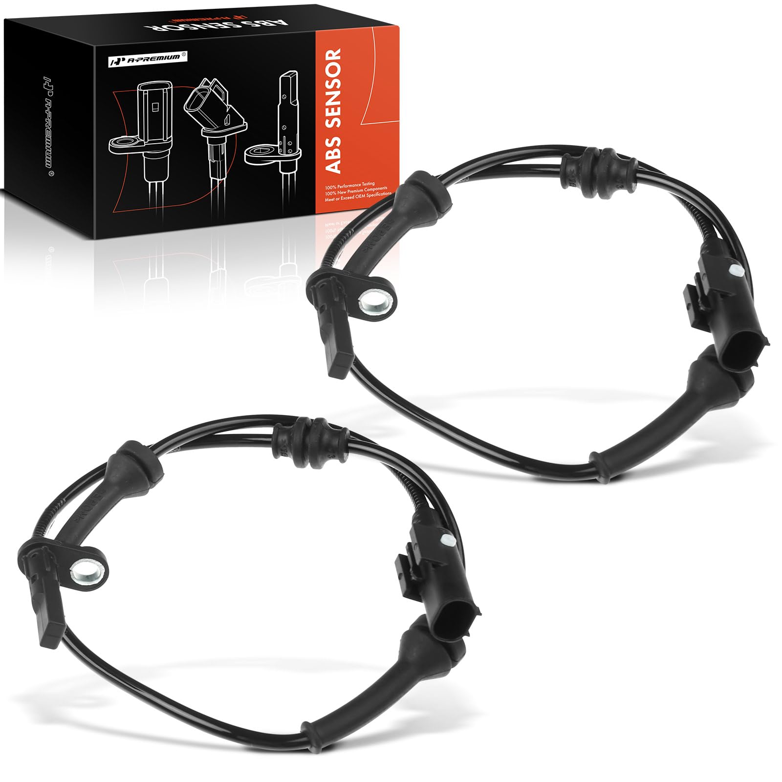 Amazon.com: A-Premium 2PC Rear ABS Wheel Speed Sensor Compatible